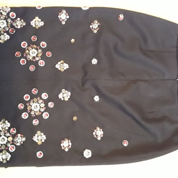 WHBM embellished pencil skirt NWOT 0 - Picture 6 of 6